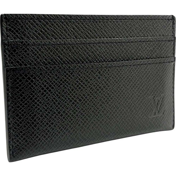 Louis Vuitton Black Carte Porte Double - Picture 1 of 9